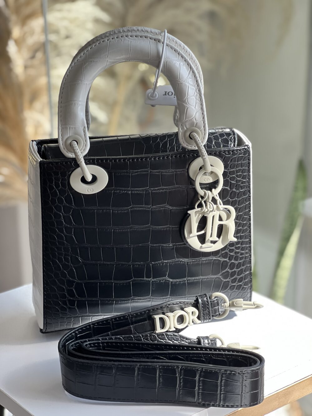 CD ladydior Black/white